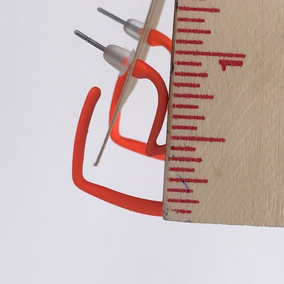 Heart Hoop Earrings - Picture 2 of 2